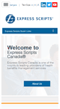 Mobile Screenshot of express-scripts.ca